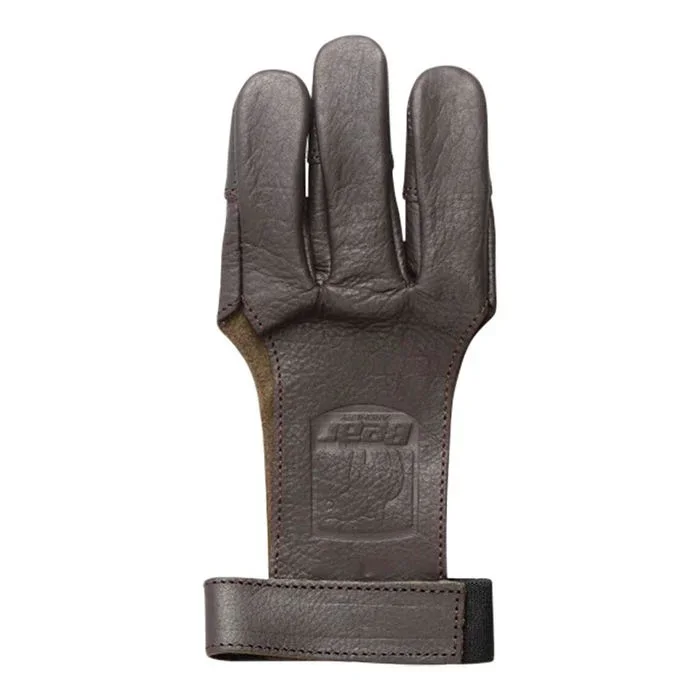 Bear Archery Leather Shooting Glove, Medium, Brown