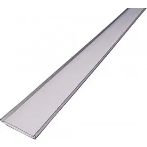 Beaverswood Self-Adhesive Ticket Holders (Clear) With Card Inserts (White) For Shelving and Racking H54mmxW1m (Pack 10) – TS54/10