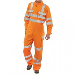 Beeswift B-Click Arc Flash Compliant GO/RT Coverall Orange 54 CARC53OR54