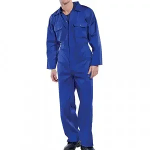 Beeswift Click Polycotton Regular Boilersuit Royal Blue 38 RPCBSR38