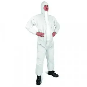 Beeswift Disposable Coverall White (Size M – XXL) COC10W4