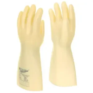 Beeswift Electrician Gauntlet Class 0 White 10