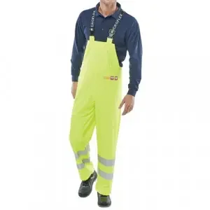 Beeswift Fire Retardant Anti-Static Bib Saturn Yellow 3XL
