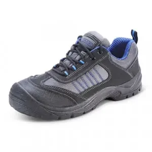 Beeswift Mesh Active Trainers Black/Blue (Size 3-13) (1 Pair) CF17