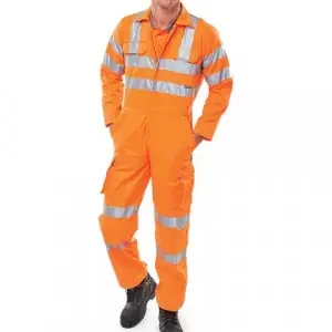 Beeswift Railspec Polycotton Coverall Orange 40 RSC40