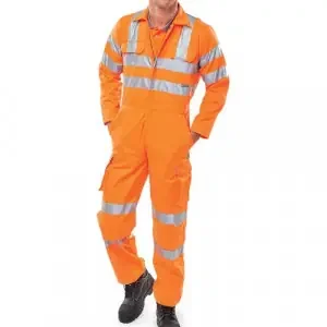 Beeswift Railspec Polycotton Coverall Orange 42T RSC42T