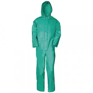 Beeswift Sioen Chemtex Coverall Waterproof Green Medium CCHGM