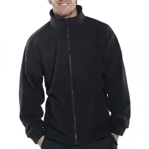 Beeswift Standard Full Zip Fleece Jacket Black Medium FLJBLM