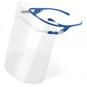 Beeswift Visor Frame Inc 10 Visors Blue