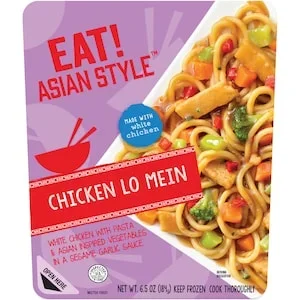 Bellisio Foods, Inc. Eat! Asian Food Frozen Chicien Lo Mein, 6.5 oz.