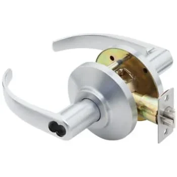 Best® 7k Series Classroom Function Cylindrical Lockset, 14 Lever, Satin Chrome