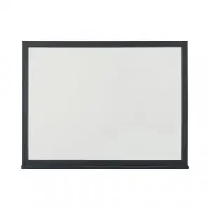 Bi-Office Black Frame Whiteboard 900x600mm MB0700169