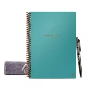 BIC Rocketbook Fusion Executive Set Reusable Paper A5 Teal 515917