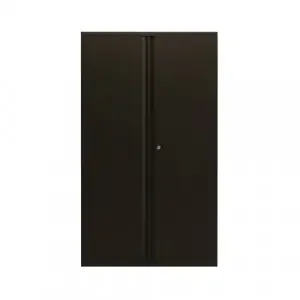 Bisley 2 Door Cupboard Empty 914x470x1570mm Black KF78714