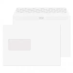 Blake Colour Chalk White Window Peel & Seal Wallet 162x229mm 120gsm Pack 500 Code 355W