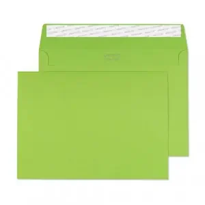 Blake Colour Lime Green Peel & Seal Wallet 162x229mm 120gsm Pack 25 Code 45307