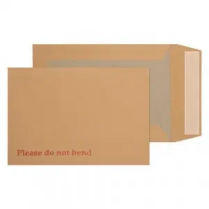 Blake Everyday Envelopes C5+ Manilla Pocket Peel and Seal Board Back 120gsm 240x165mm (Pack 125) – 4112