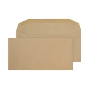 Blake Everyday Manilla Gummed Mailer 121x235mm 80gsm Pack 1000 Code 1004