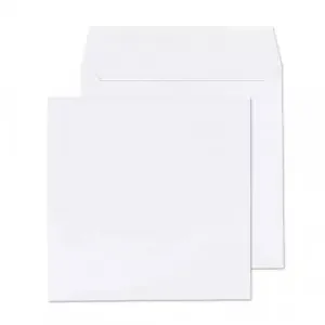 Blake Everyday White Gummed Square Wallet 155x155mm 100gsm Pack 500 Code 0155SQ