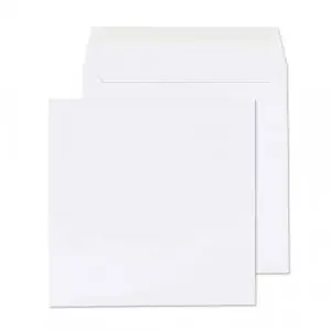 Blake Everyday White Peel & Seal Square Wallet 155x155mm 100gsm Pack 500 Code 0155PS