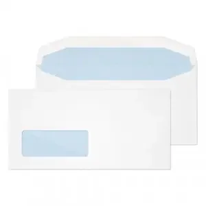 Blake Everyday White Window Gummed Mailer 110x220mm 90gsm Pack 1000 Code 3702