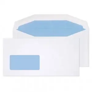 Blake Everyday White Window Gummed Mailer 114x229mm 80gsm Pack 1000 Code 3504