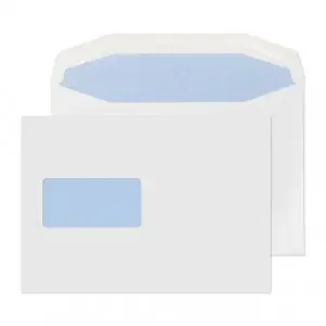 Blake Everyday White Window Gummed Mailer 162x229mm 90gsm Pack 500 Code 3708