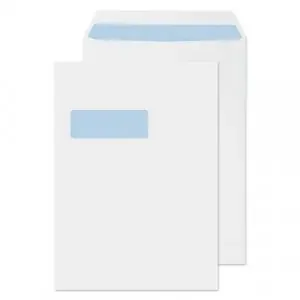 Blake Everyday White Window Self Seal Pocket 324x229mm 100gsm Pack 250 Code 13892