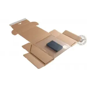 Blake Packaging KRAFT Peel & Seal Postal Box 190x150mm 150 Pack 20 Code PSB300