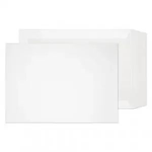 Blake Packaging White Peel & Seal Board Back Pocket 352x250mm 120gsm Pack 125 Code 8111