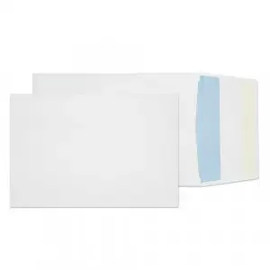 Blake Packaging White Peel & Seal Gusset Pocket 178x254mm 120gsm Pack 125 Code 7000