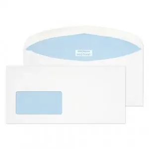 Blake Postfast White Window Gummed Mailer 114x229mm 90gsm Pack 500 Code PF704DG