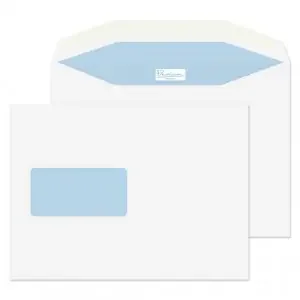 Blake Postfast White Window Gummed Mailer 162x229mm 90gsm Pack 500 Code PF708DG