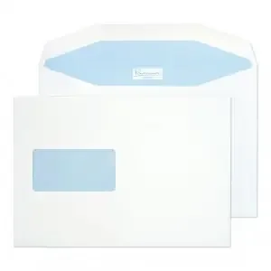 Blake Postfast White Window Gummed Mailer 162x235mm 90gsm Pack 500 Code PF748DG