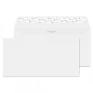 Blake Premium Business Brilliant White Wove Peel & Seal Wallet 110x220mm 120gsm Pack 500 Code 37882