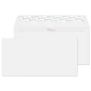 Blake Premium Business Diamond White Laid Peel & Seal Wallet 110x220mm 120gsm Pack 50 Code 91255