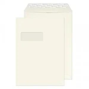 Blake Premium Business High White Laid Window Peel & Seal Pocket 324x229mm 120gsm Pack 250 Code 39892