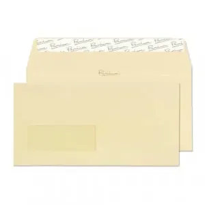Blake Premium Business Vellum Wove Window Peel & Seal Wallet 110x220mm 120gsm Pack 50 Code 51265