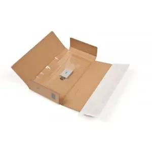 Blake Purely Packaging Kraft Peel & Seal Postal Box 235X122X20mm 120 Pack 25 Code Psb10 3P