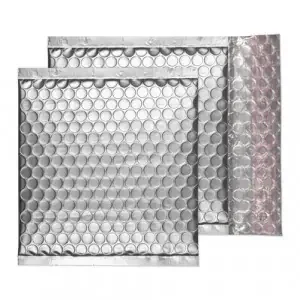 Blake Purely Packaging Metallic Silver P&S Padded Bubble Wallet 165X165 70Mu Pk100 Code Mta165 3P