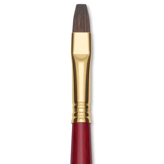 Blick Master Synthetic Kolinsky Brush – Long Handle, Bright, Size 10