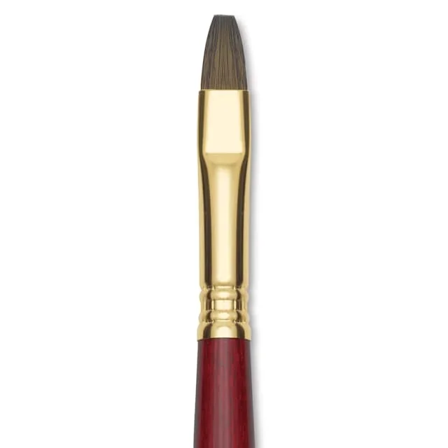 Blick Master Synthetic Kolinsky Brush – Short Handle, Bright, Size 10