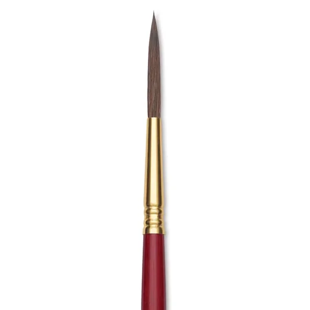 Blick Master Synthetic Kolinsky Brush – Short Handle, Rigger, Size 6