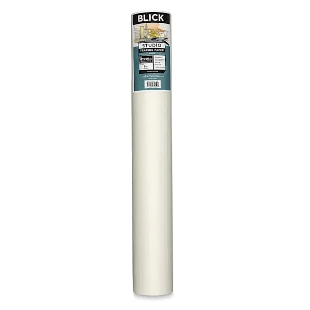 Blick Studio Tracing Paper Roll – 18″ x 50 yds, White