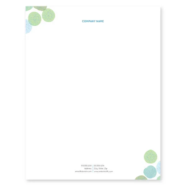 Blossom Bliss Letterhead 8-1/2×11