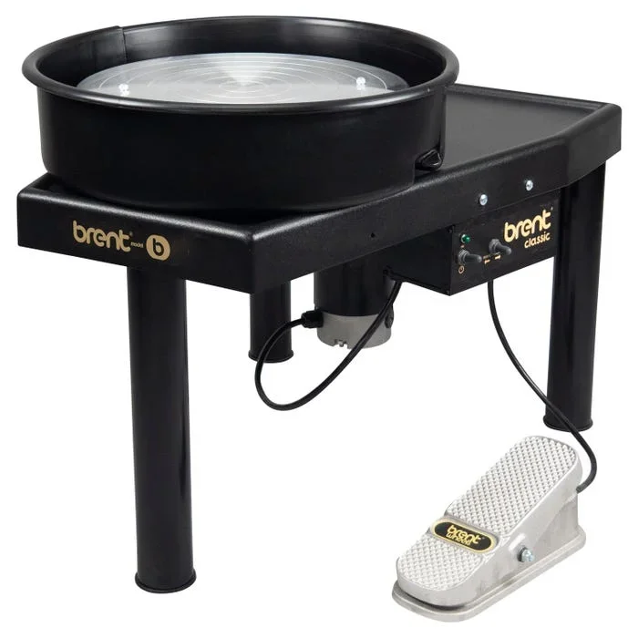 Brent Model B Pottery Wheel, 5 Amp Motor, 1/2 HP, Black