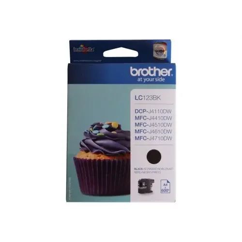 Brother Black Ink Cartridge 11ml – LC123BK