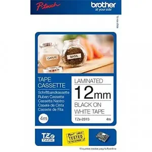 Brother Black On Clear Label Tape 12mm x 4m – TZE131S