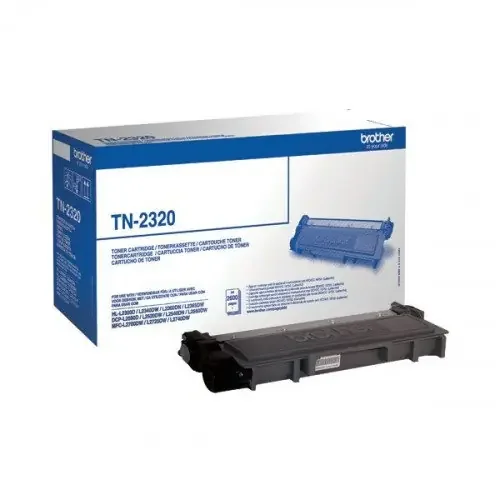 Brother Black Toner Cartridge 2.6k pages – TN2320