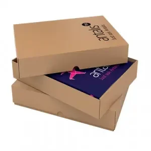 Brown Stationery Box With Lid A4 1 Ream 305mm X 216mm X 57mm Pack 50